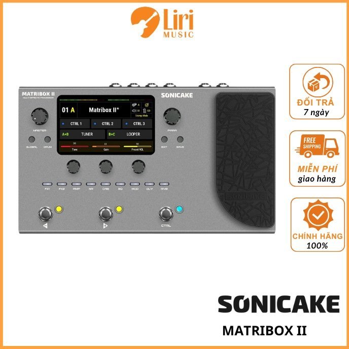 Pedal đa hiệu ứng Sonicake Matribox II QME-100
